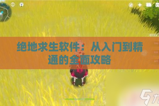 绝地求生软件：从入门到精通的全面攻略