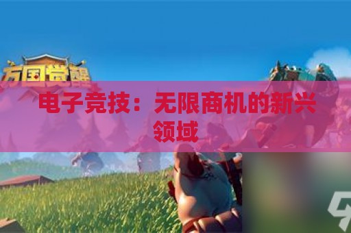 电子竞技：无限商机的新兴领域