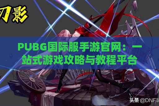 PUBG国际服手游官网：一站式游戏攻略与教程平台