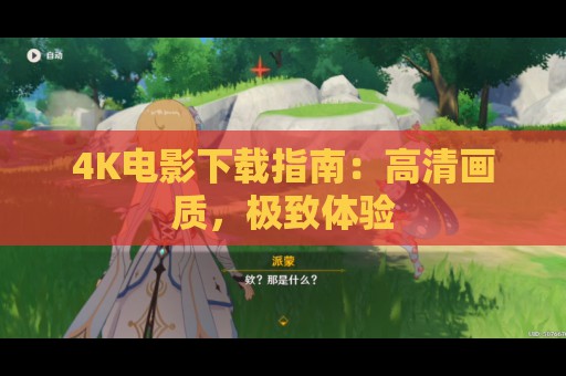 4K电影下载指南：高清画质，极致体验